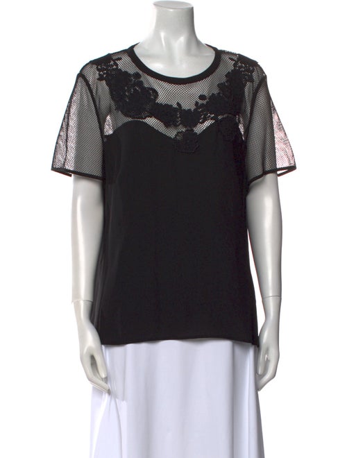 Escada Scoop Neck Short Sleeve T-Shirt