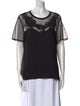 Escada Scoop Neck Short Sleeve T-Shirt