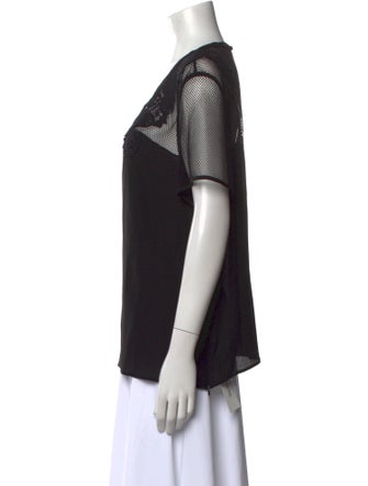 Escada Scoop Neck Short Sleeve T-Shirt