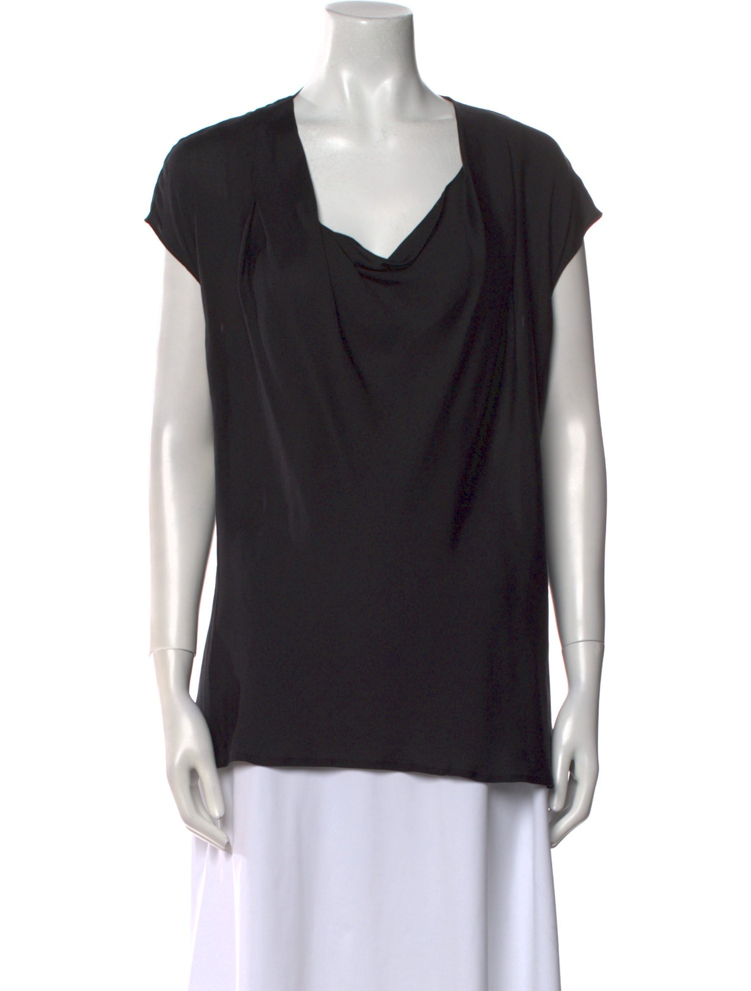 Escada Silk Cowl Neck Top