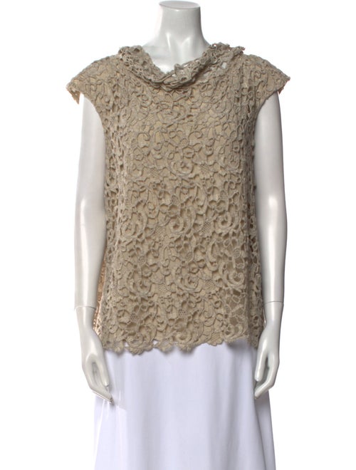 Escada Virgin Wool Cowl Neck Top