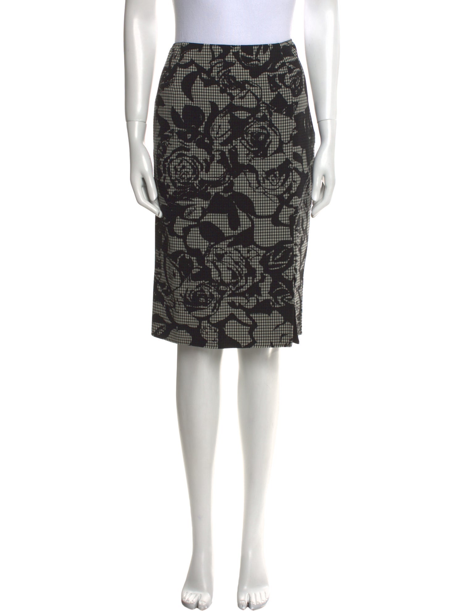 Escada Printed Knee-Length Skirt