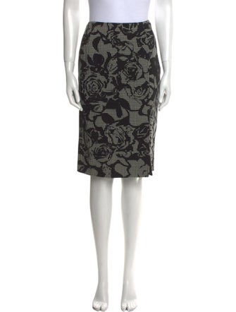 Escada Printed Knee-Length Skirt