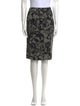 Escada Printed Knee-Length Skirt