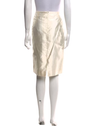 Escada Silk Knee-Length Skirt