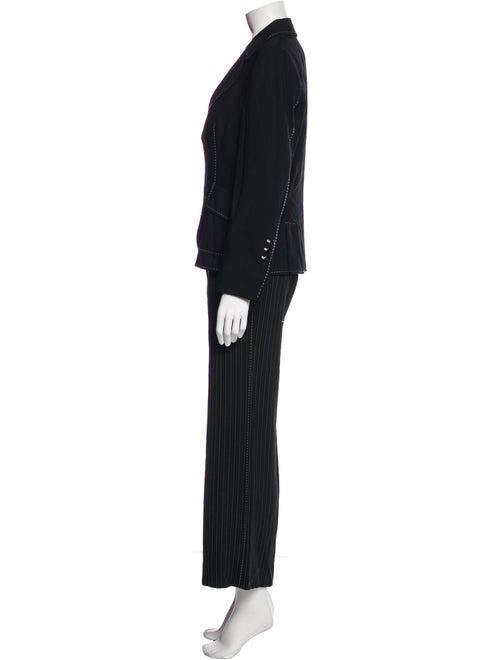 Escada Wool Striped Pantsuit
