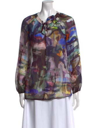 Escada Silk Printed Blouse