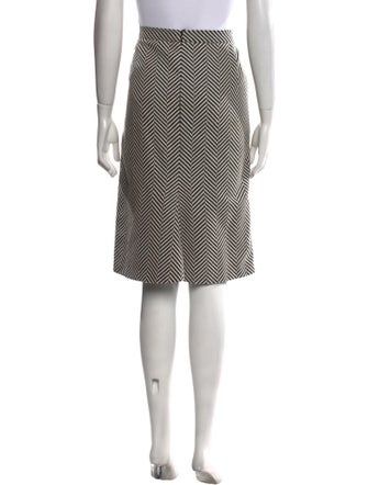 Escada Printed Knee-Length Skirt
