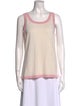 Escada Cashmere Colorblock Pattern Top