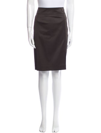 Escada Wool Knee-Length Skirt