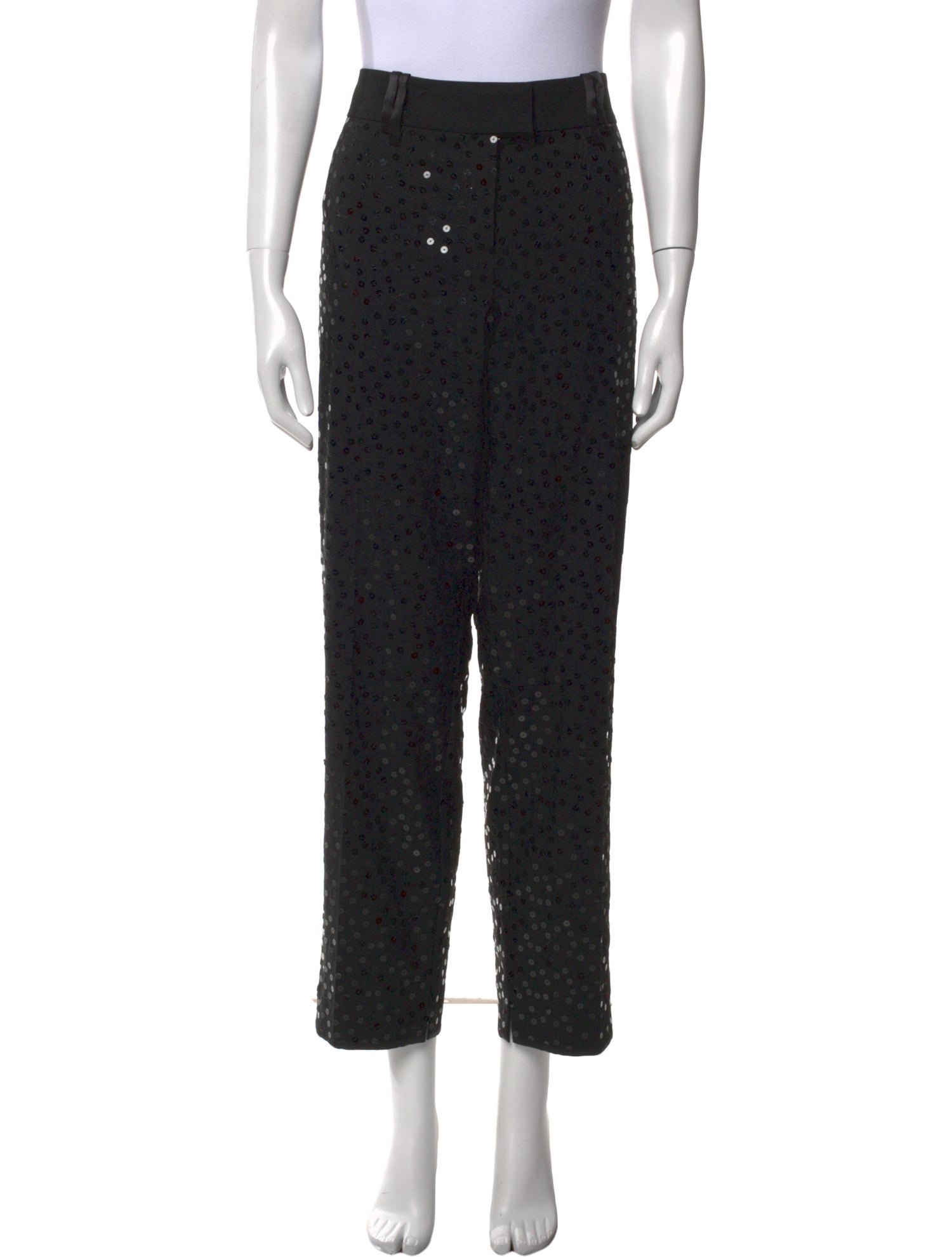 Escada Wool Straight Leg Pants