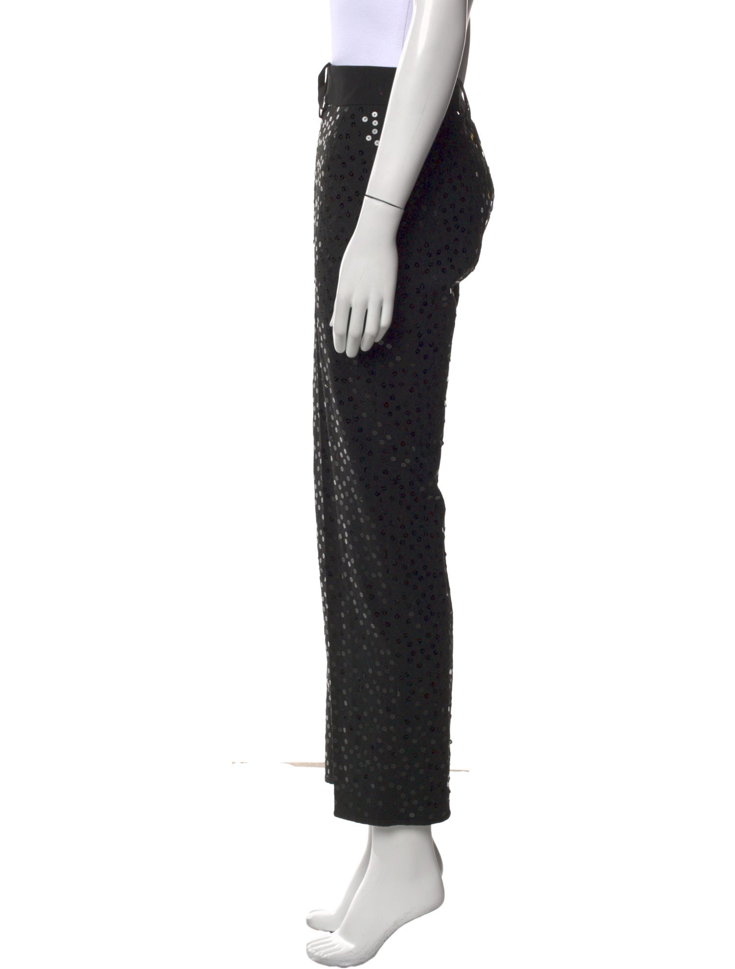 Escada Wool Straight Leg Pants