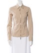 Escada Long Sleeve Button-Up Top