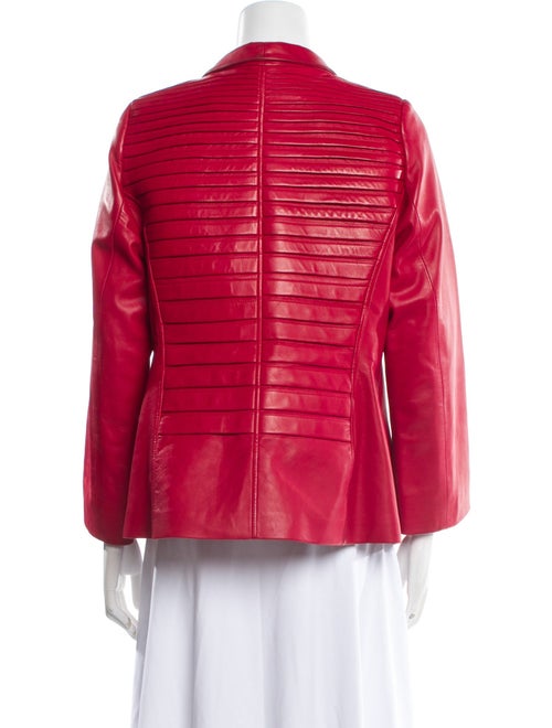 Escada Lamb Leather Blazer