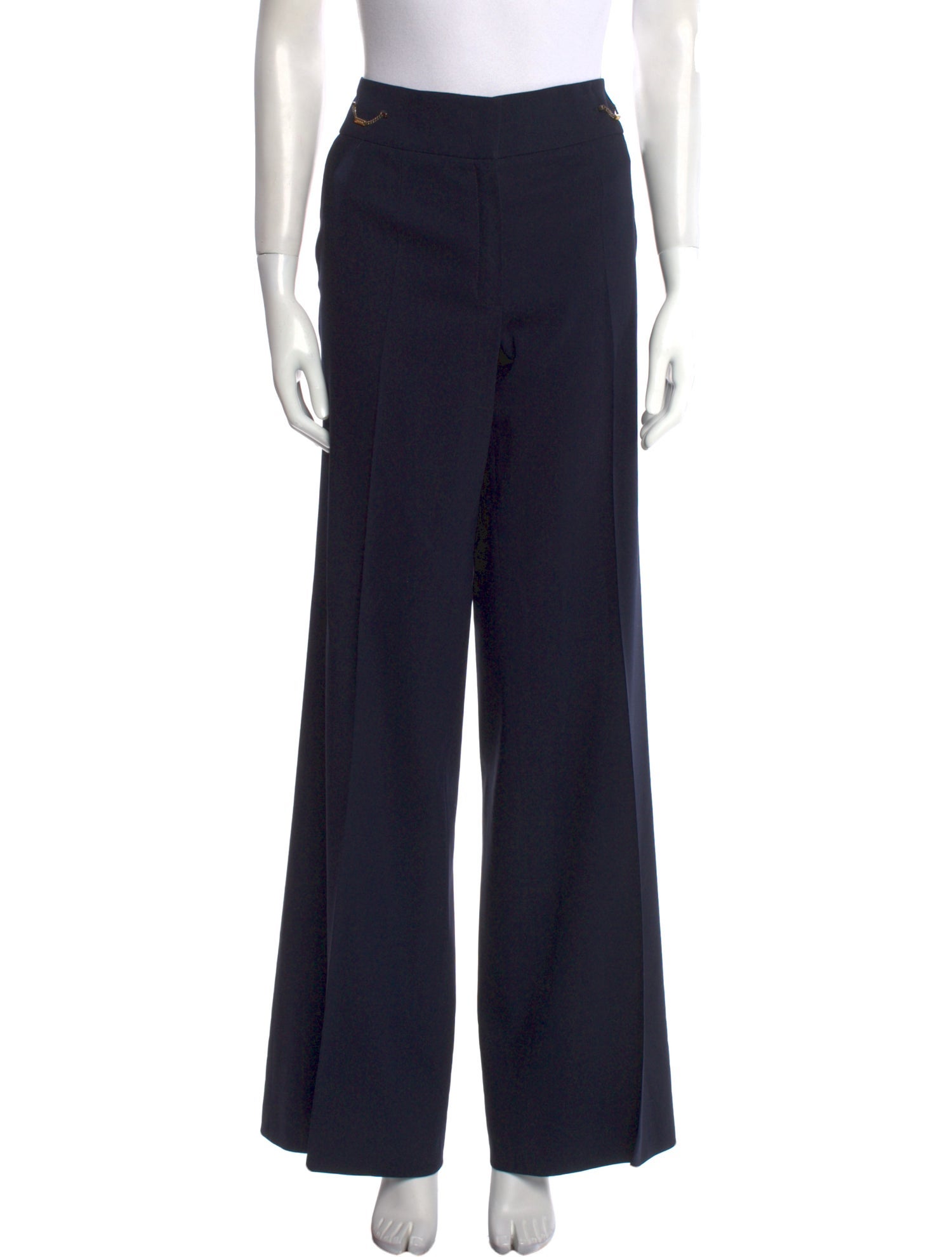 Escada Virgin Wool Wide Leg Pants