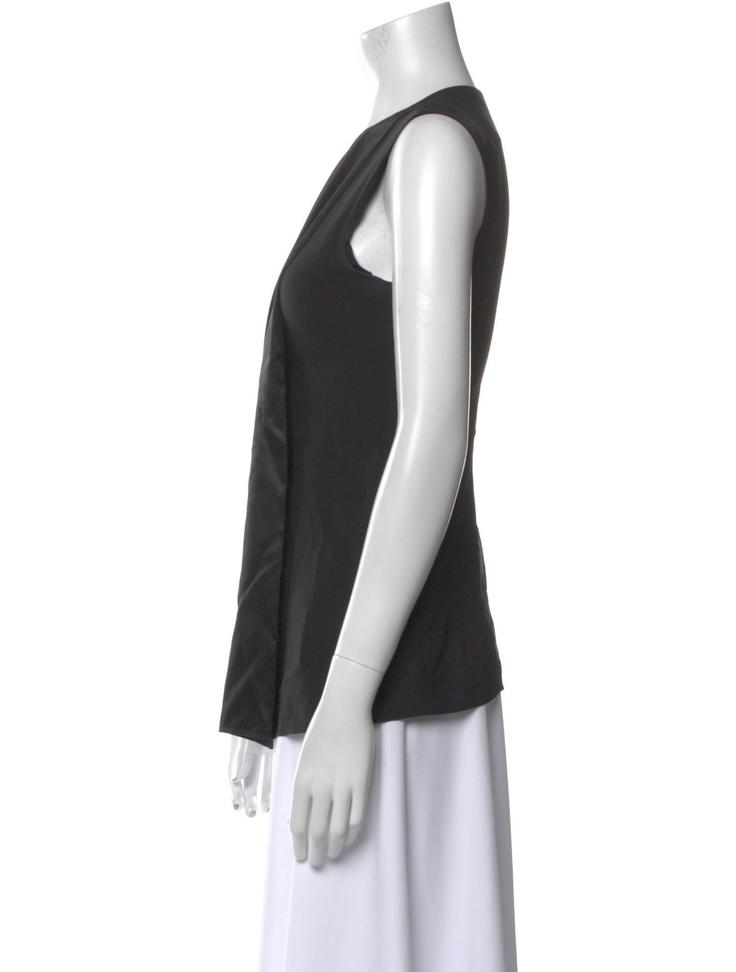 Escada Silk Bateau Neckline Top