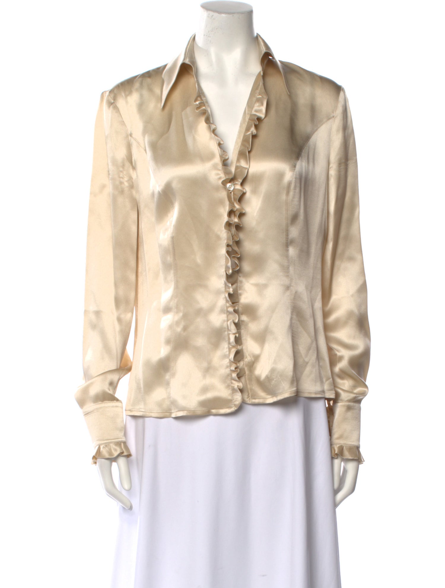 Escada Silk Long Sleeve Blouse