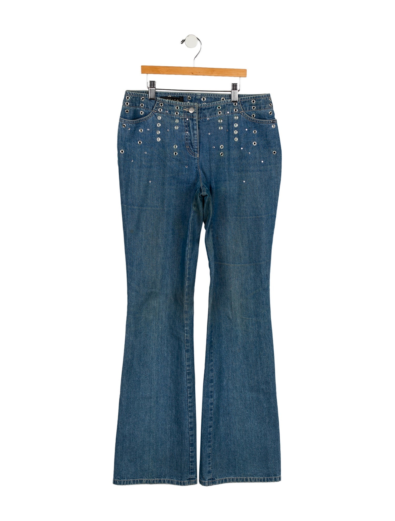 Escada High-Rise Wide Leg Jeans