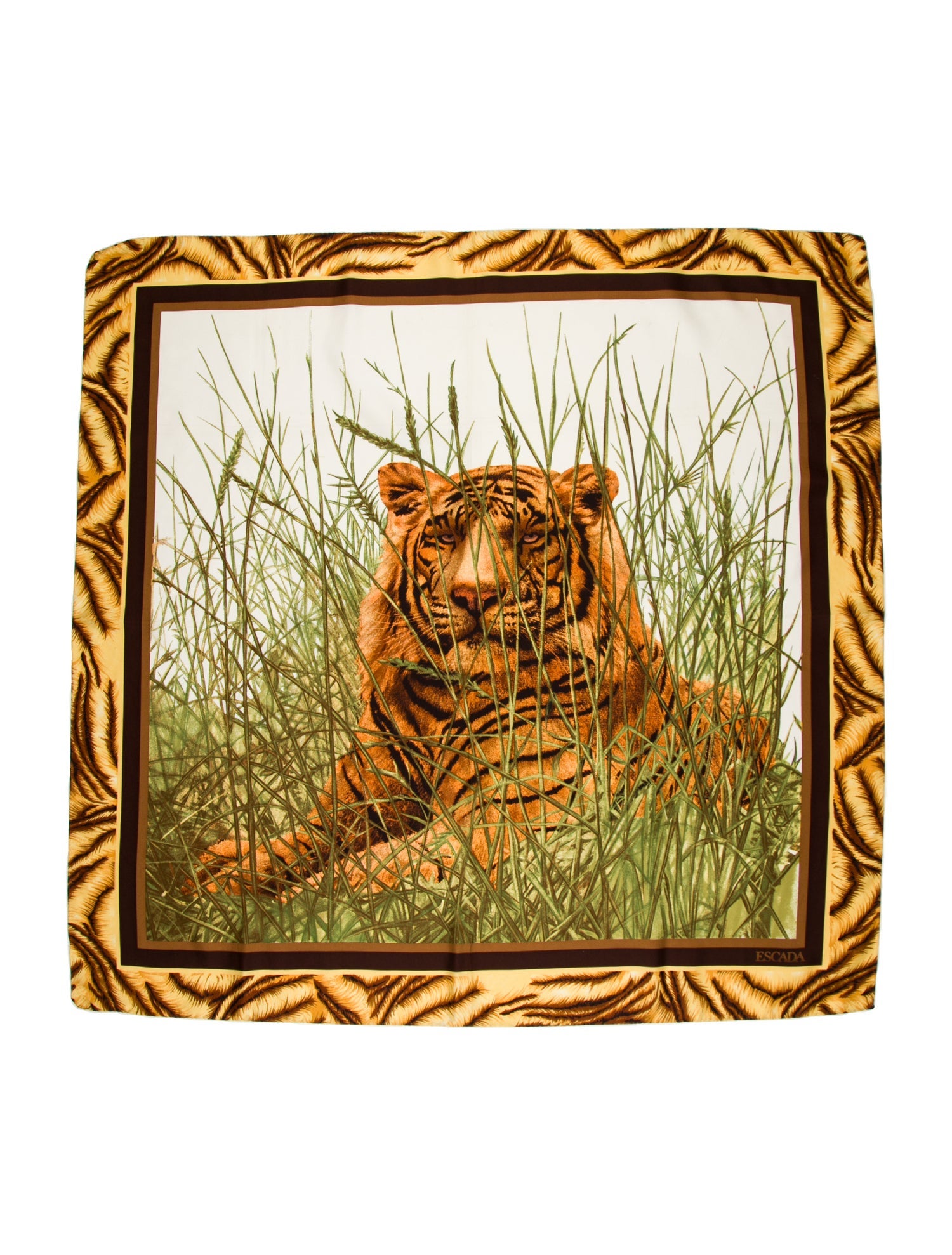 Escada Silk Printed Scarf