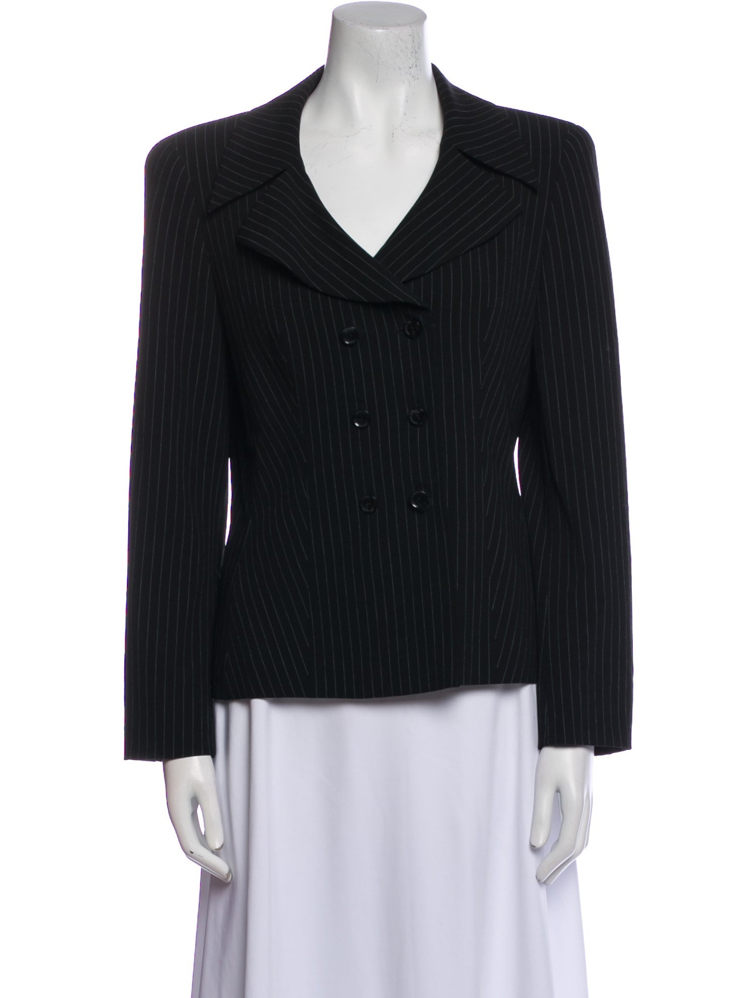 Escada Wool Striped Blazer