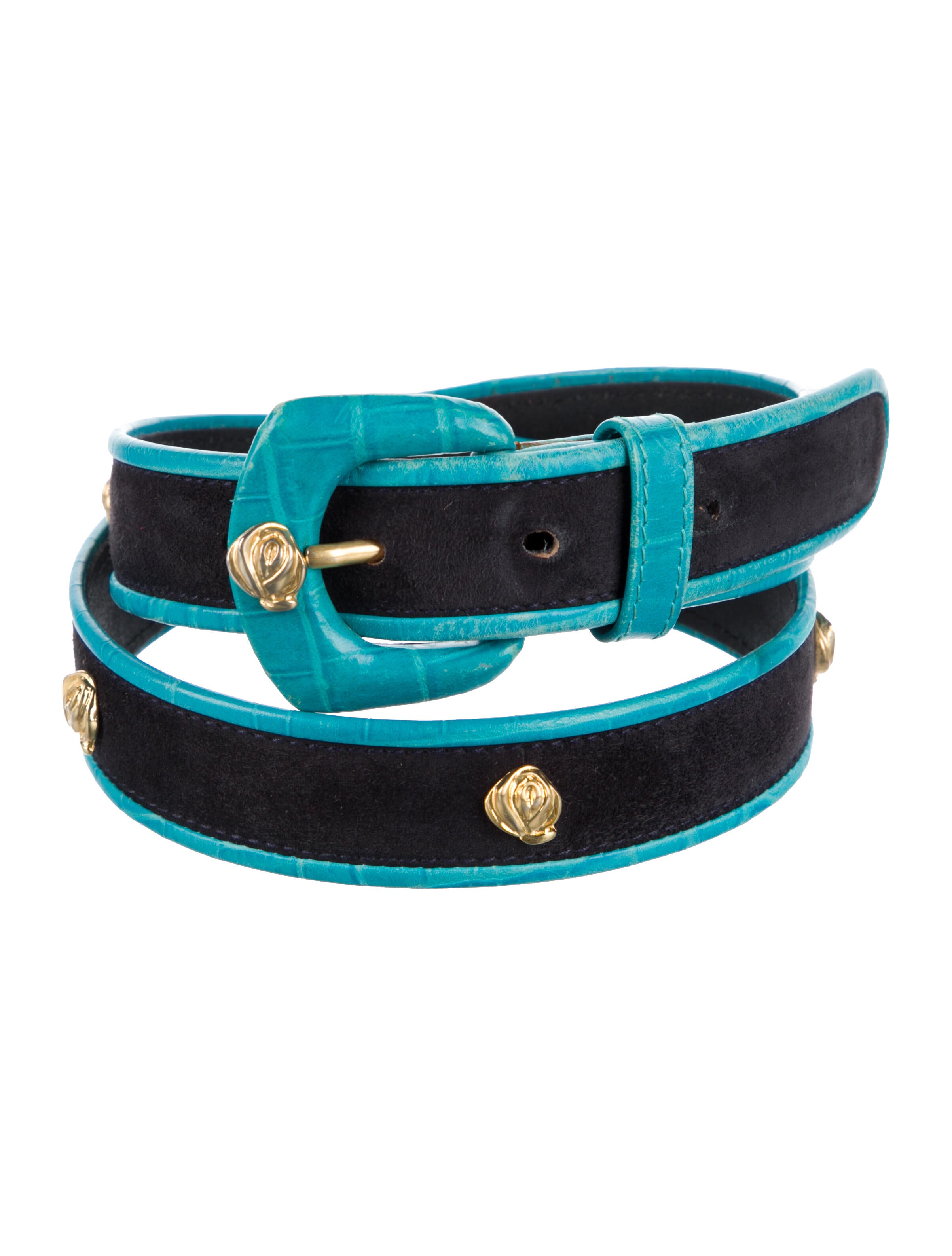 Escada Skinny Leather Waist Belt