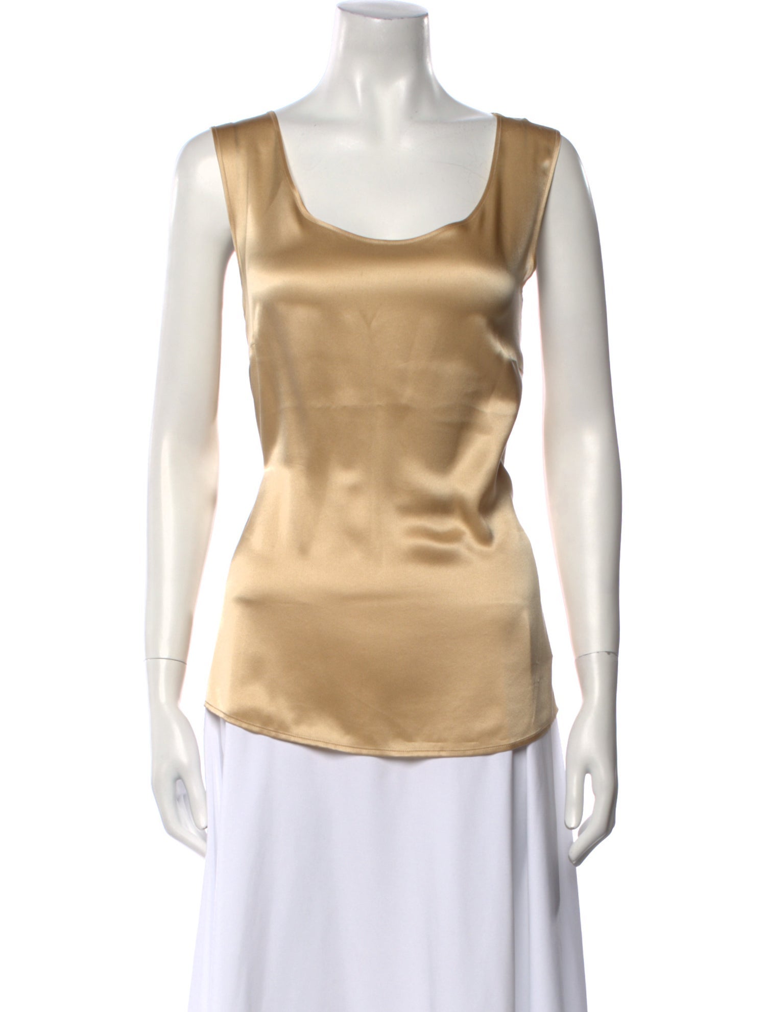 Escada Silk Scoop Neck Top