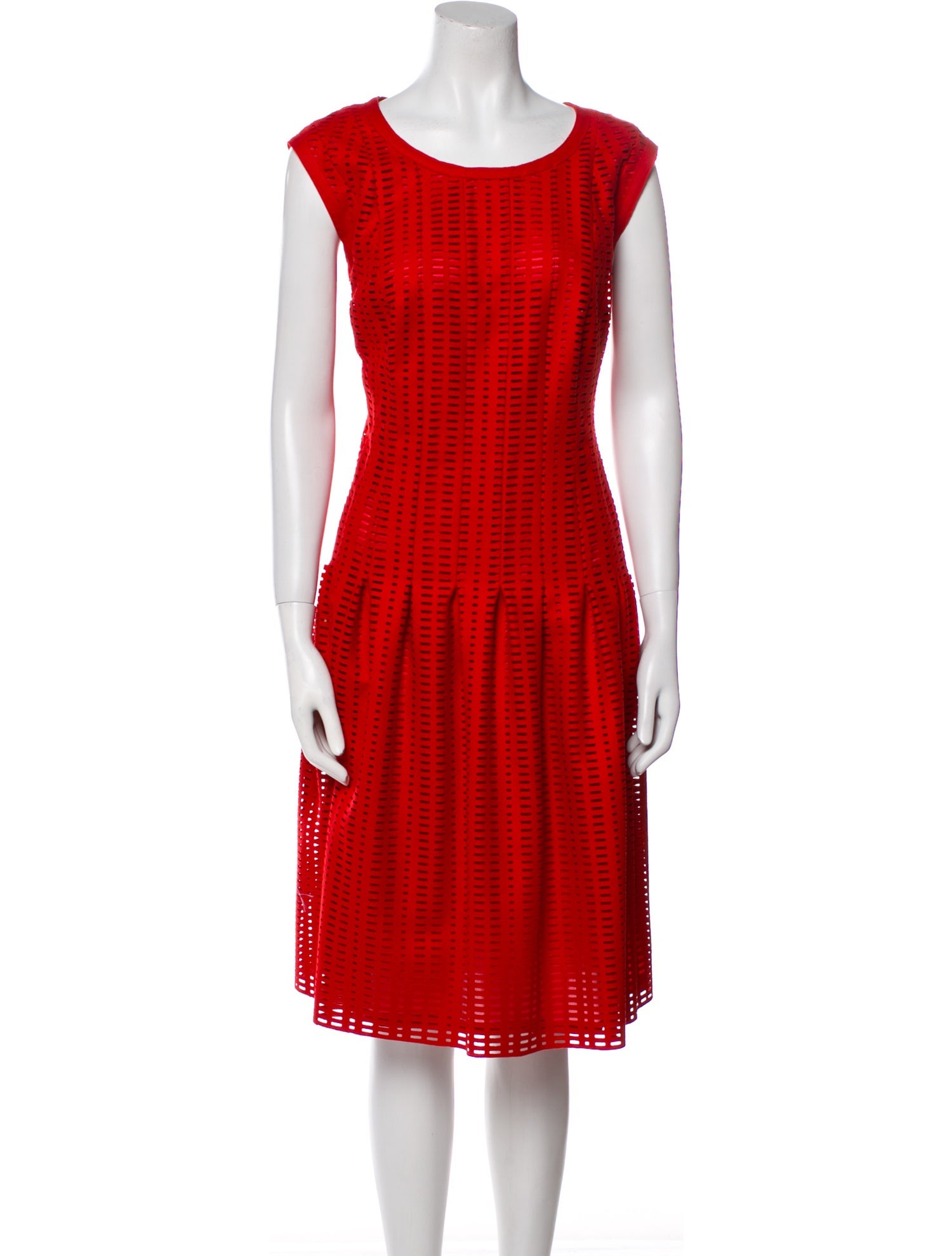 Escada Virgin Wool Knee-Length Dress
