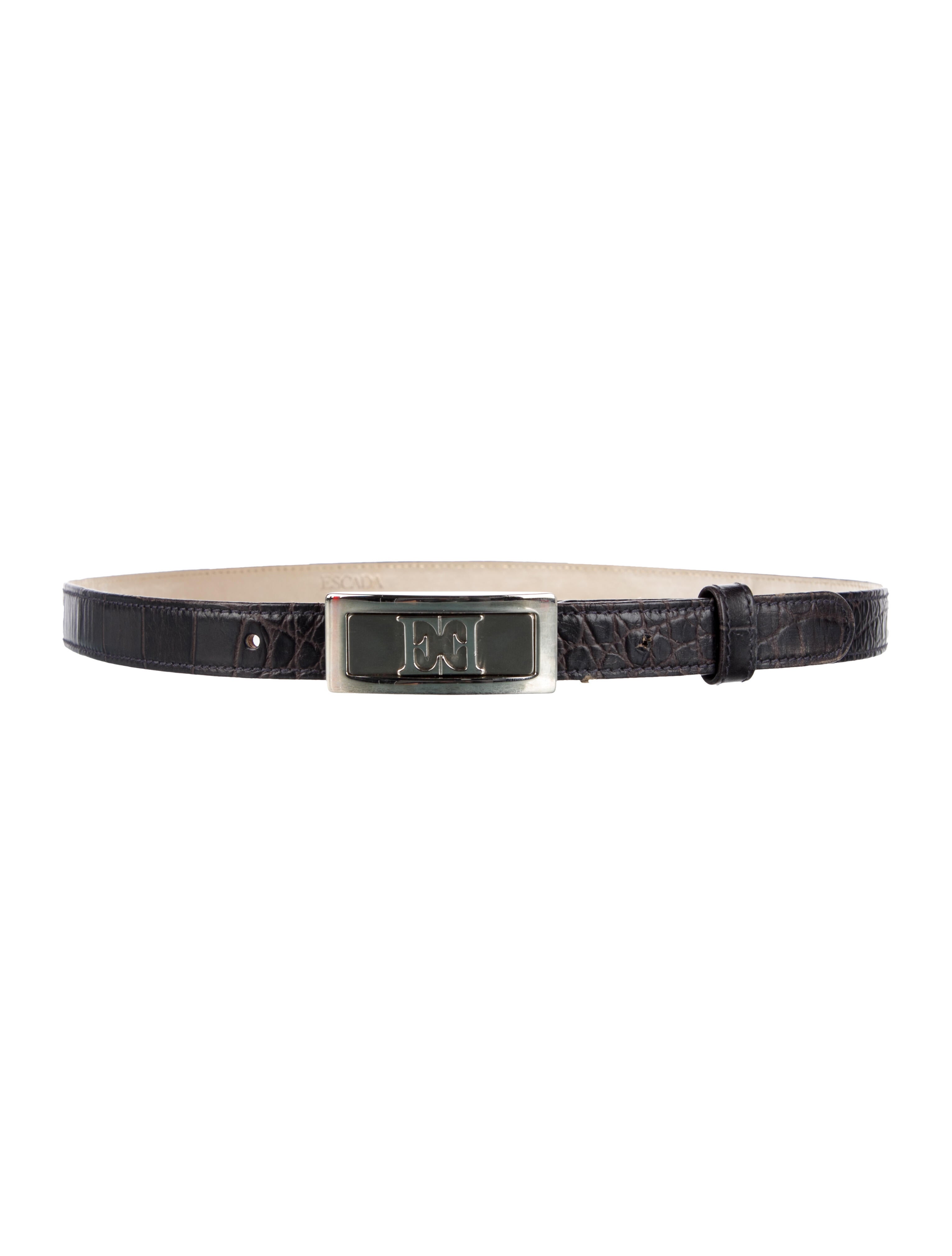 Escada Skinny Leather Waist Belt