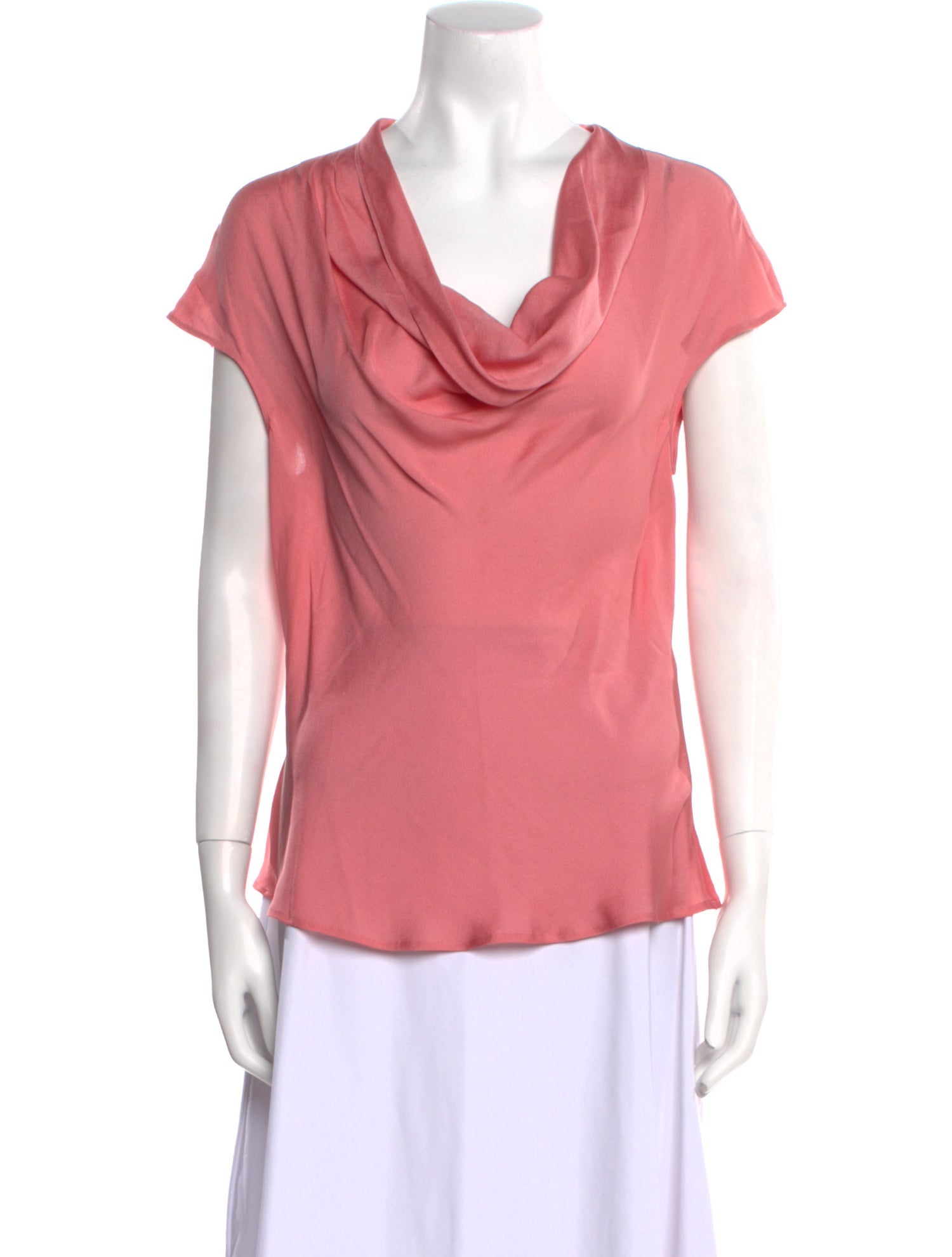 Escada Silk Cowl Neck Blouse