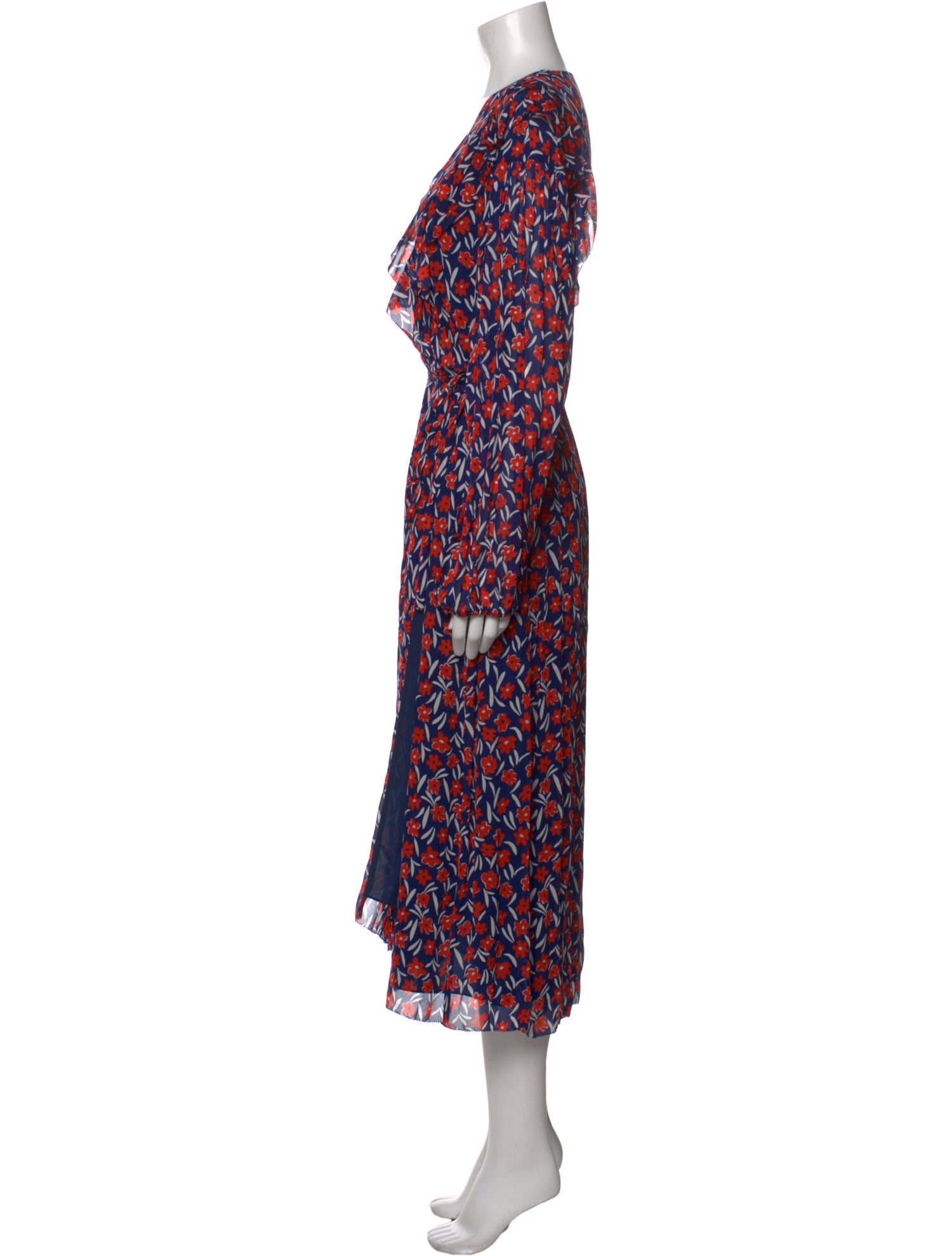 Escada Printed Midi Length Dress w/ Tags