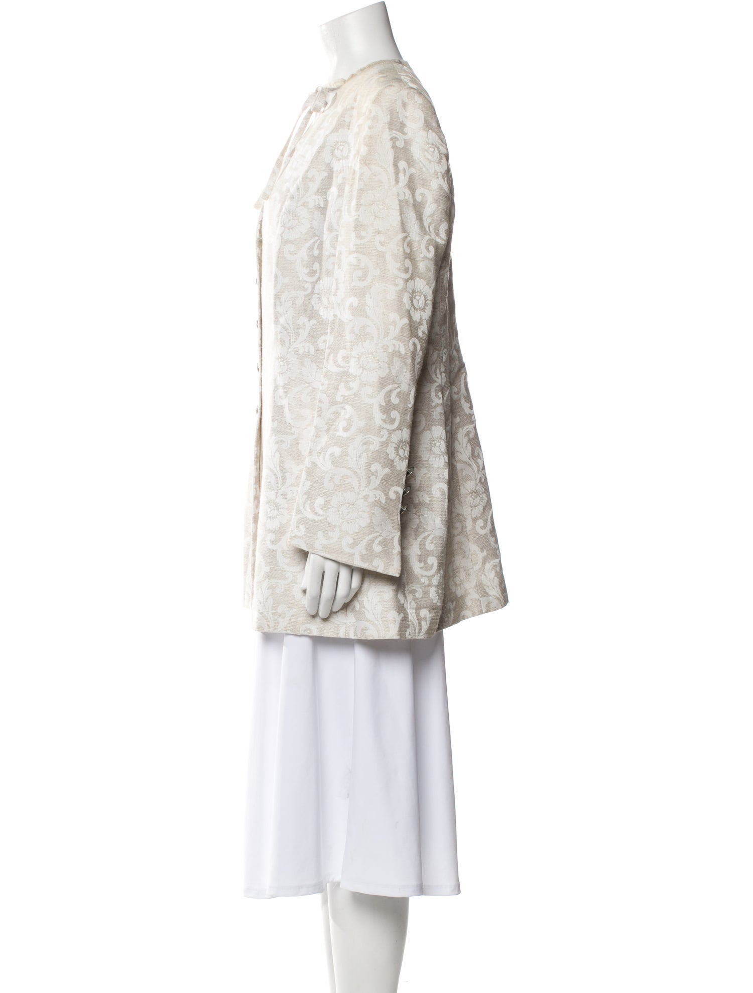 Escada Tweed Pattern Evening Jacket