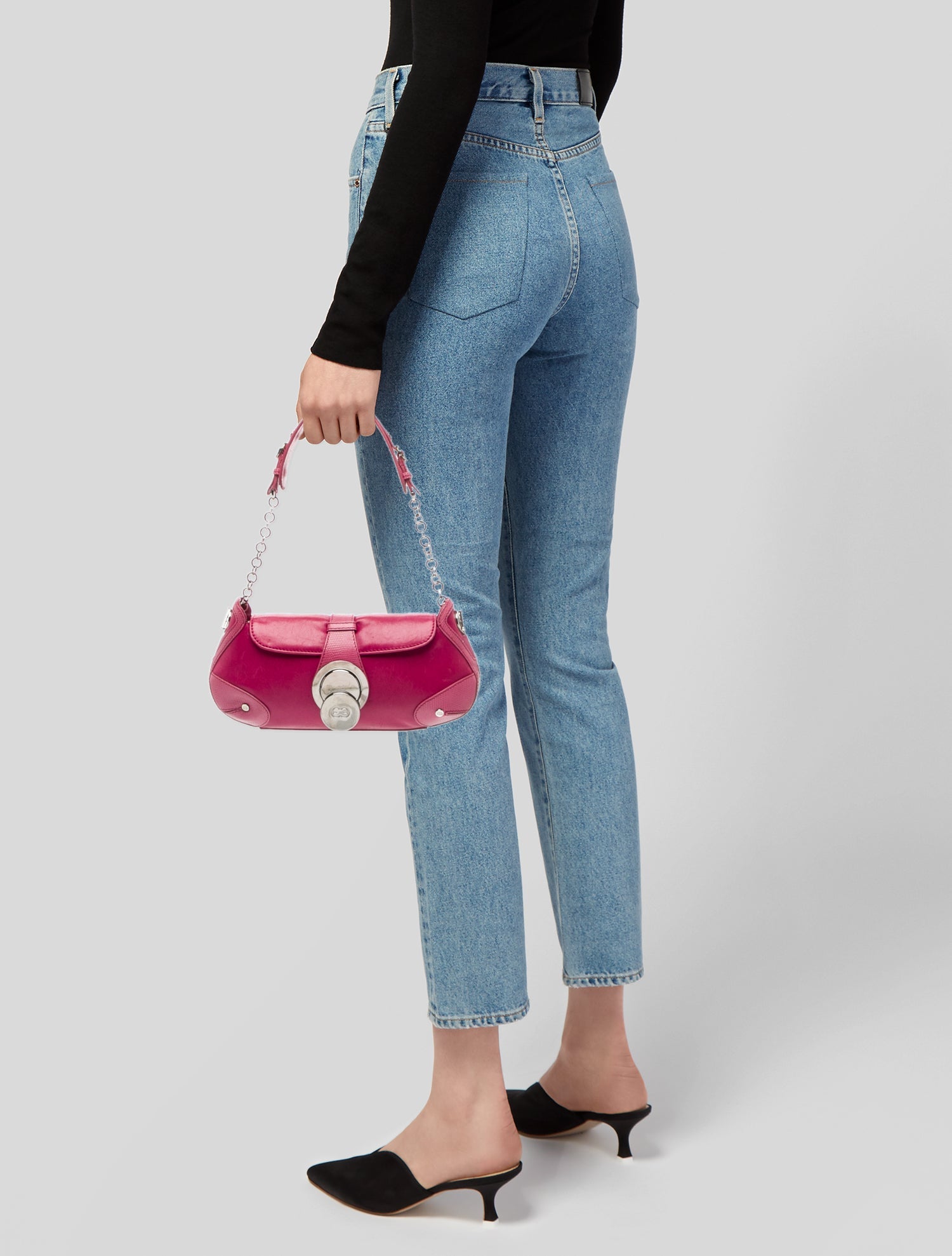 Escada Leather Shoulder Bag