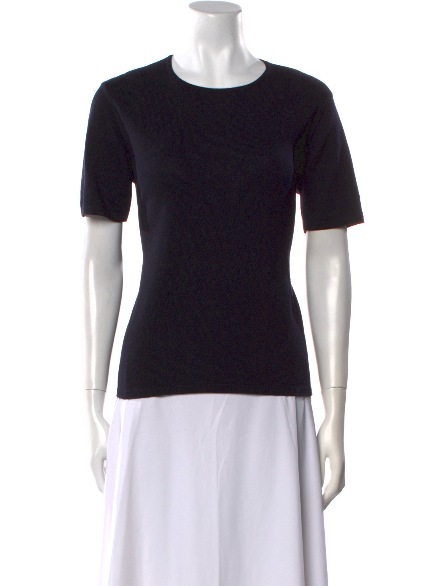 Escada Wool Crew Neck T-Shirt