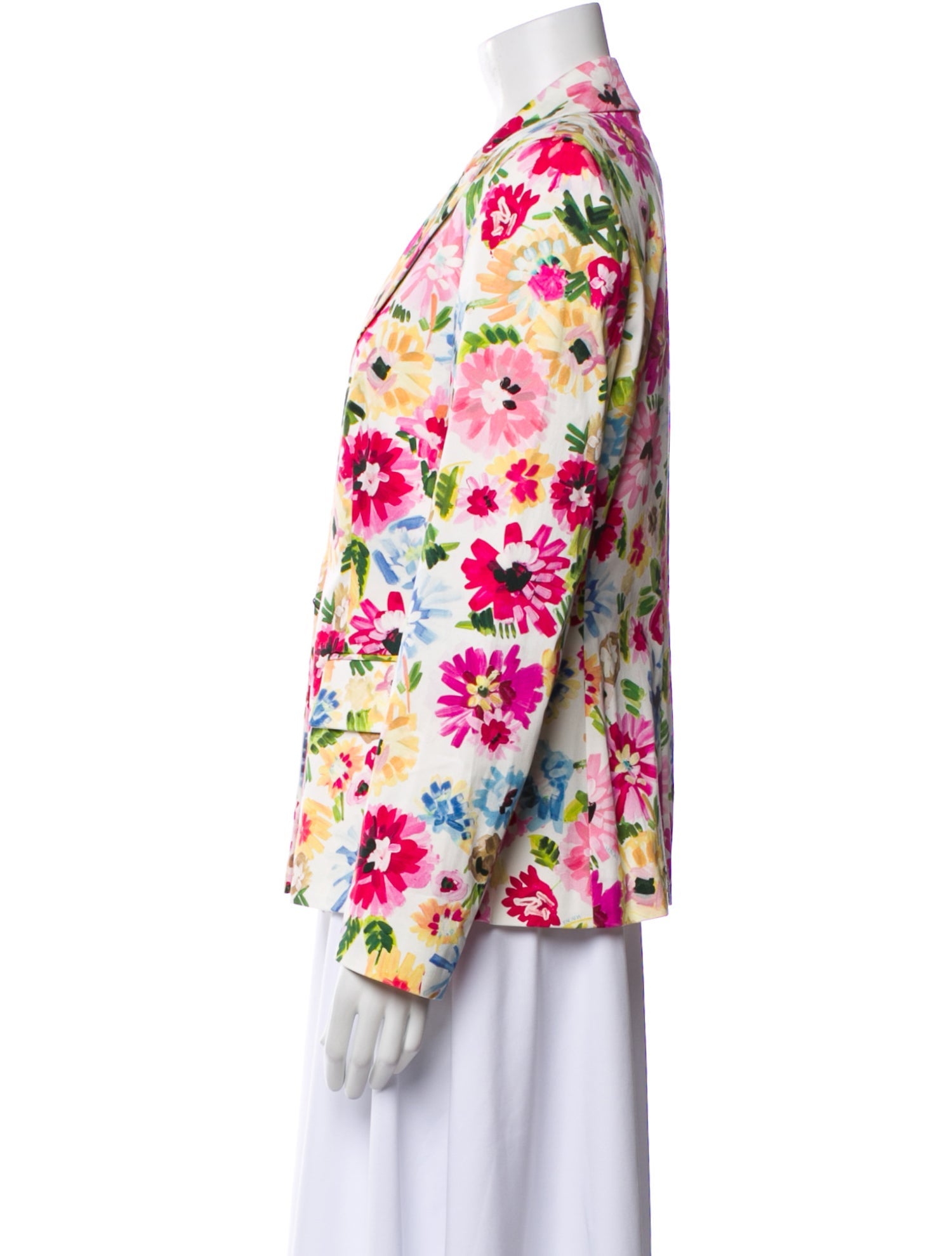 Escada Floral Print Blazer