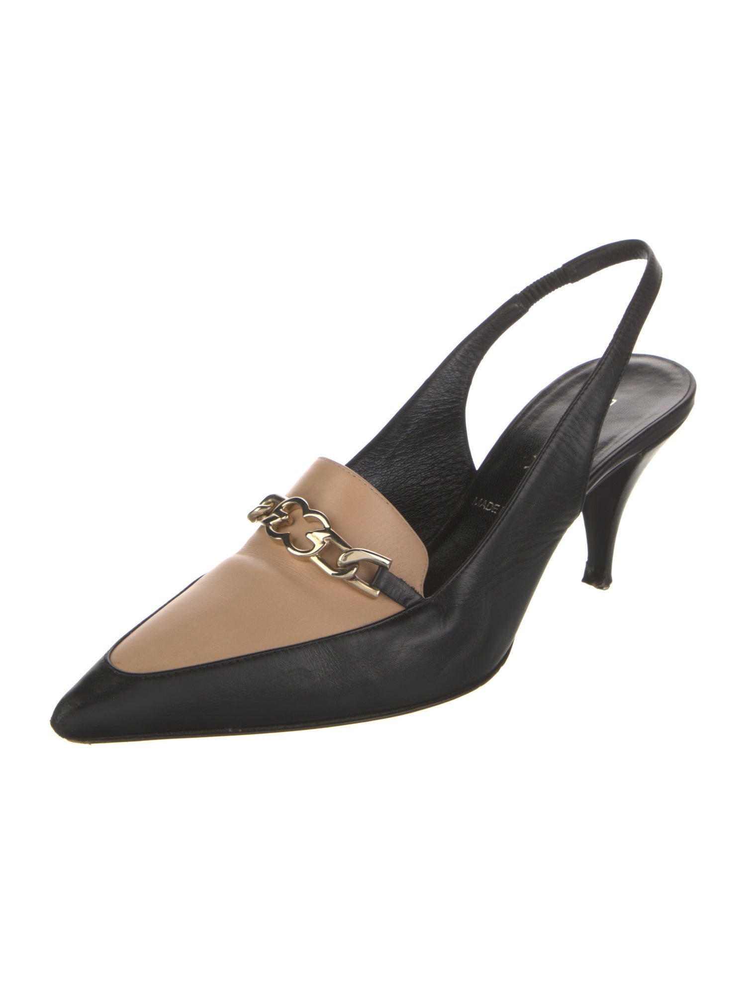 Escada Leather Slingback Pumps