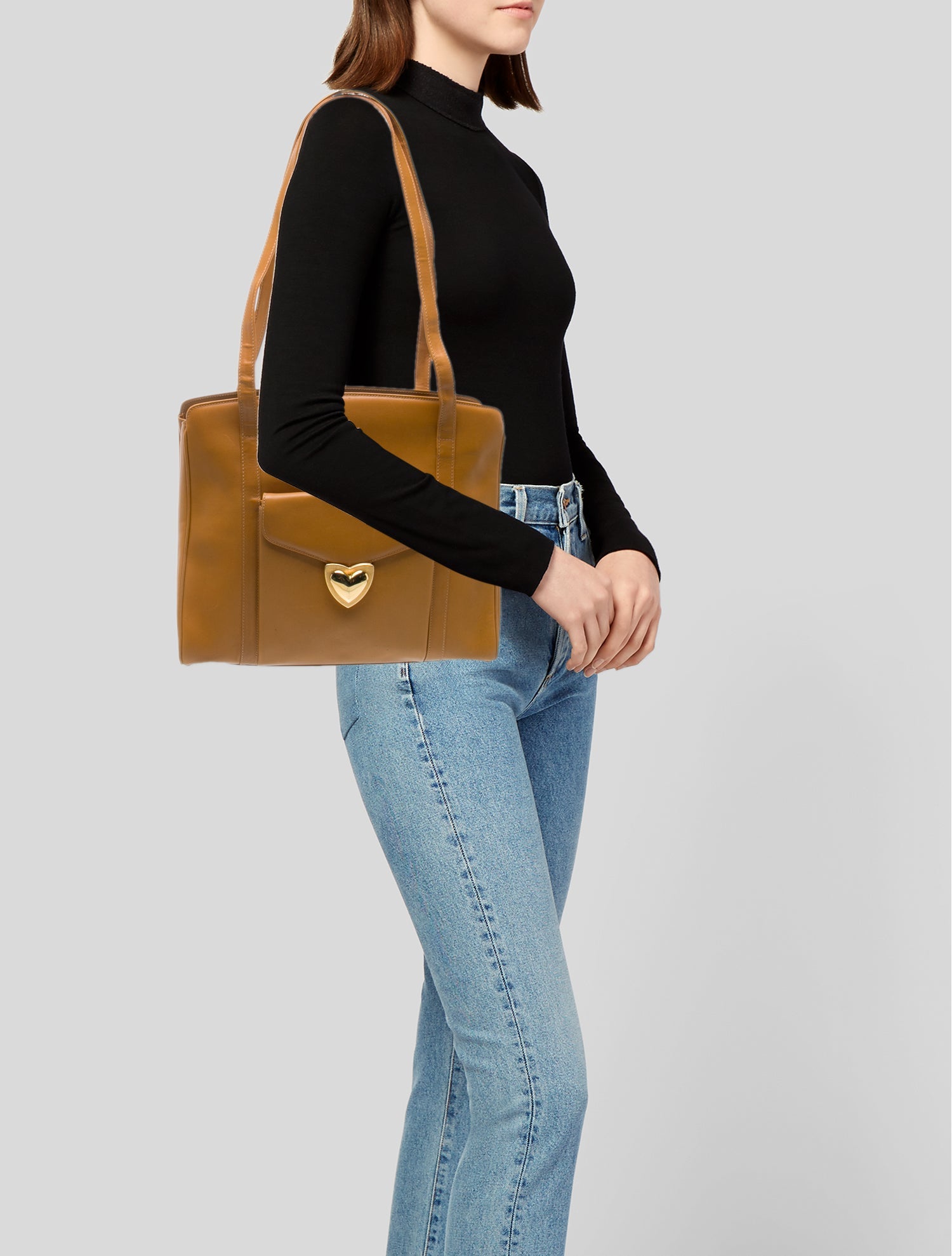 Escada Leather Shoulder Bag