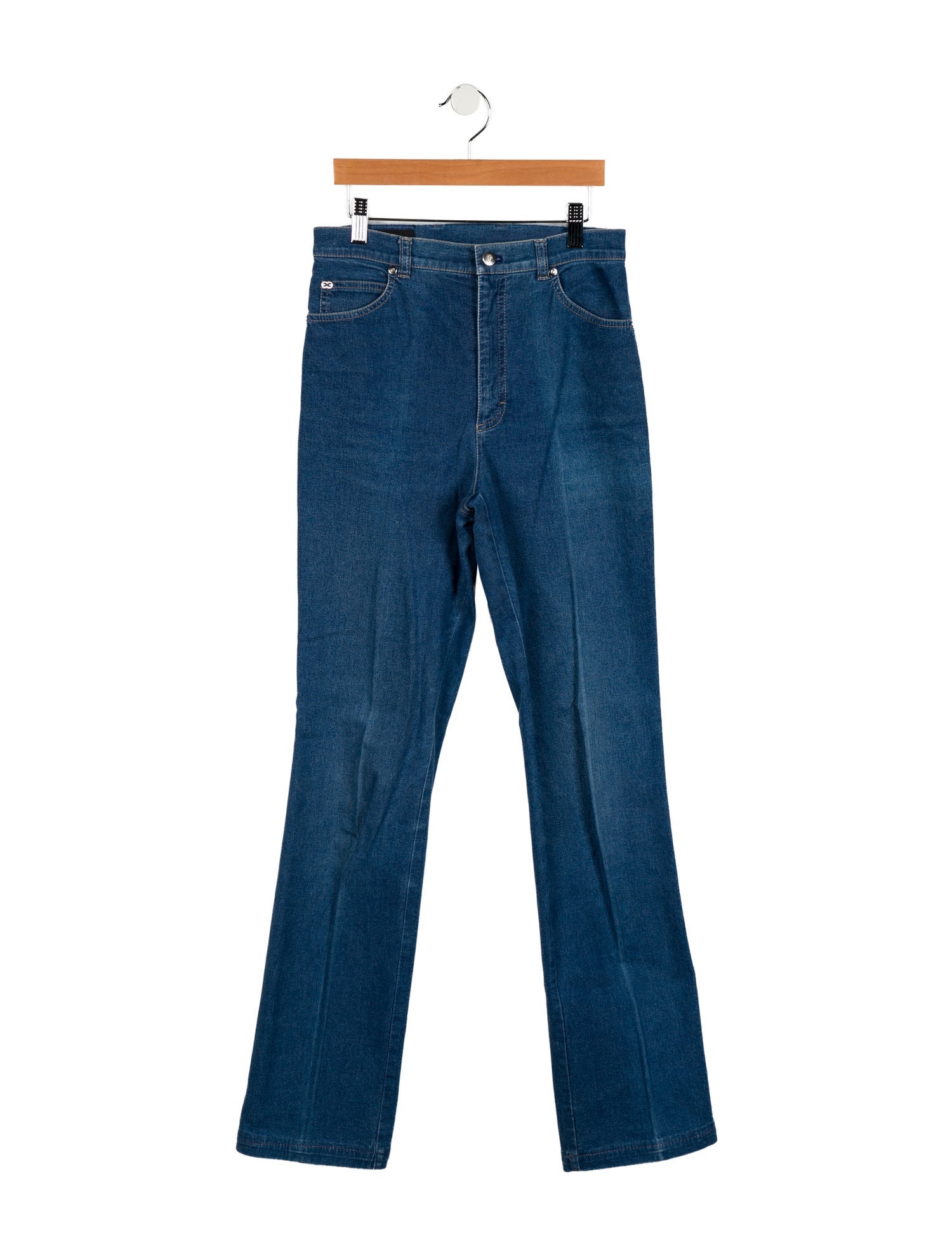 Escada Mid-Rise Straight Leg Jeans