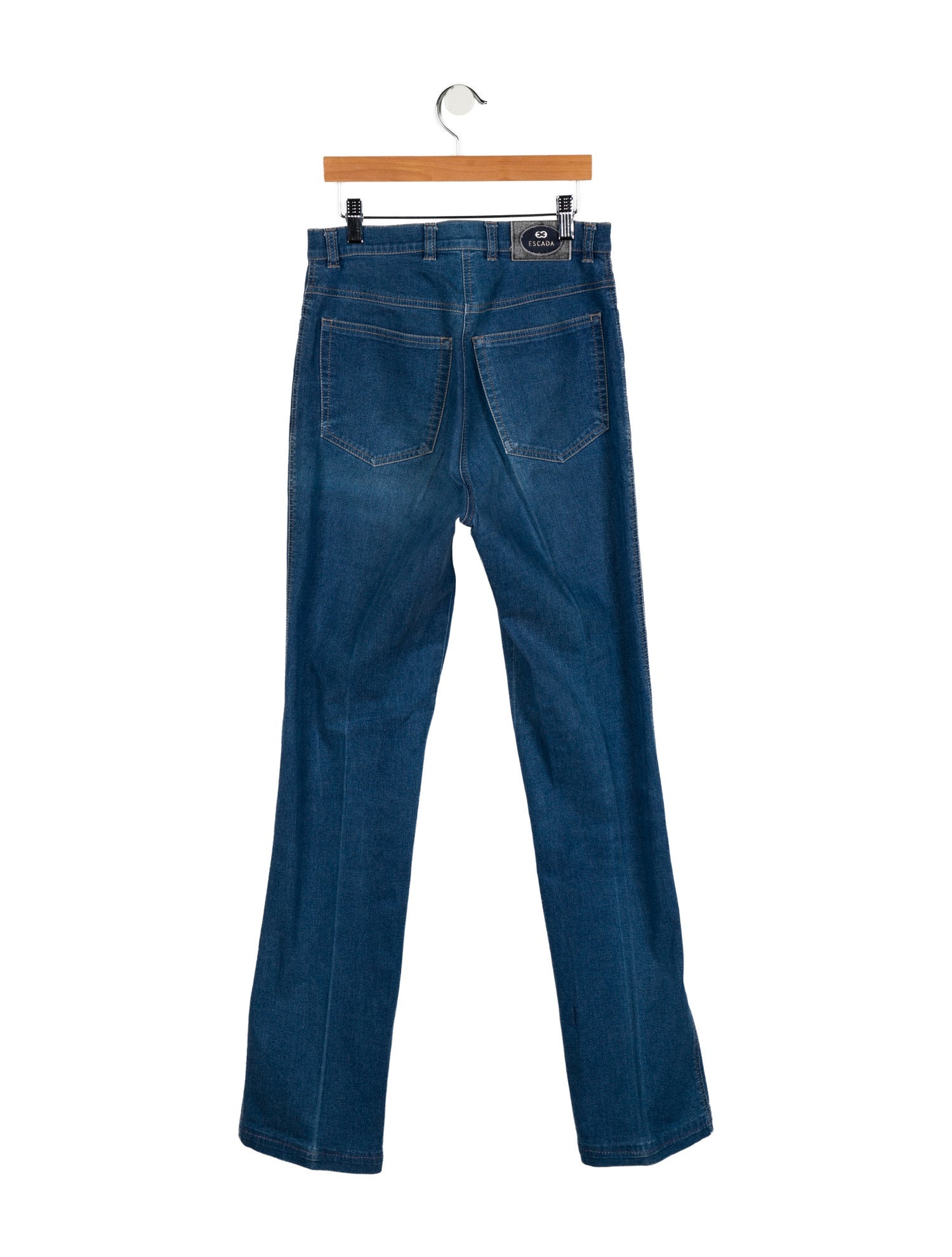 Escada Mid-Rise Straight Leg Jeans