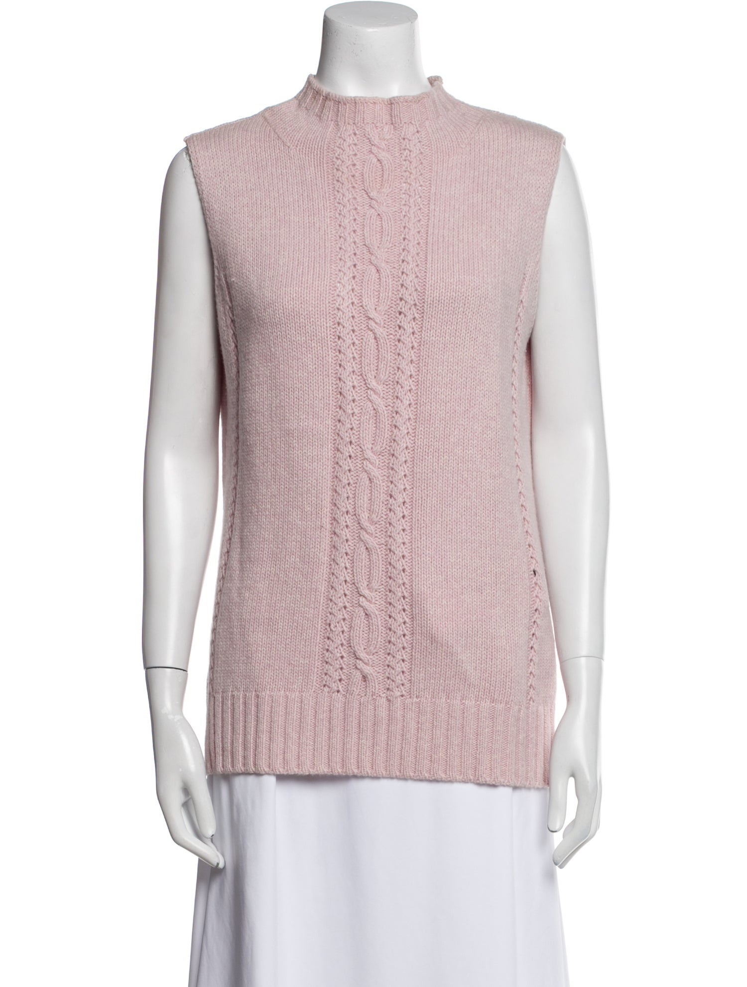 Escada Wool Mock Neck Top