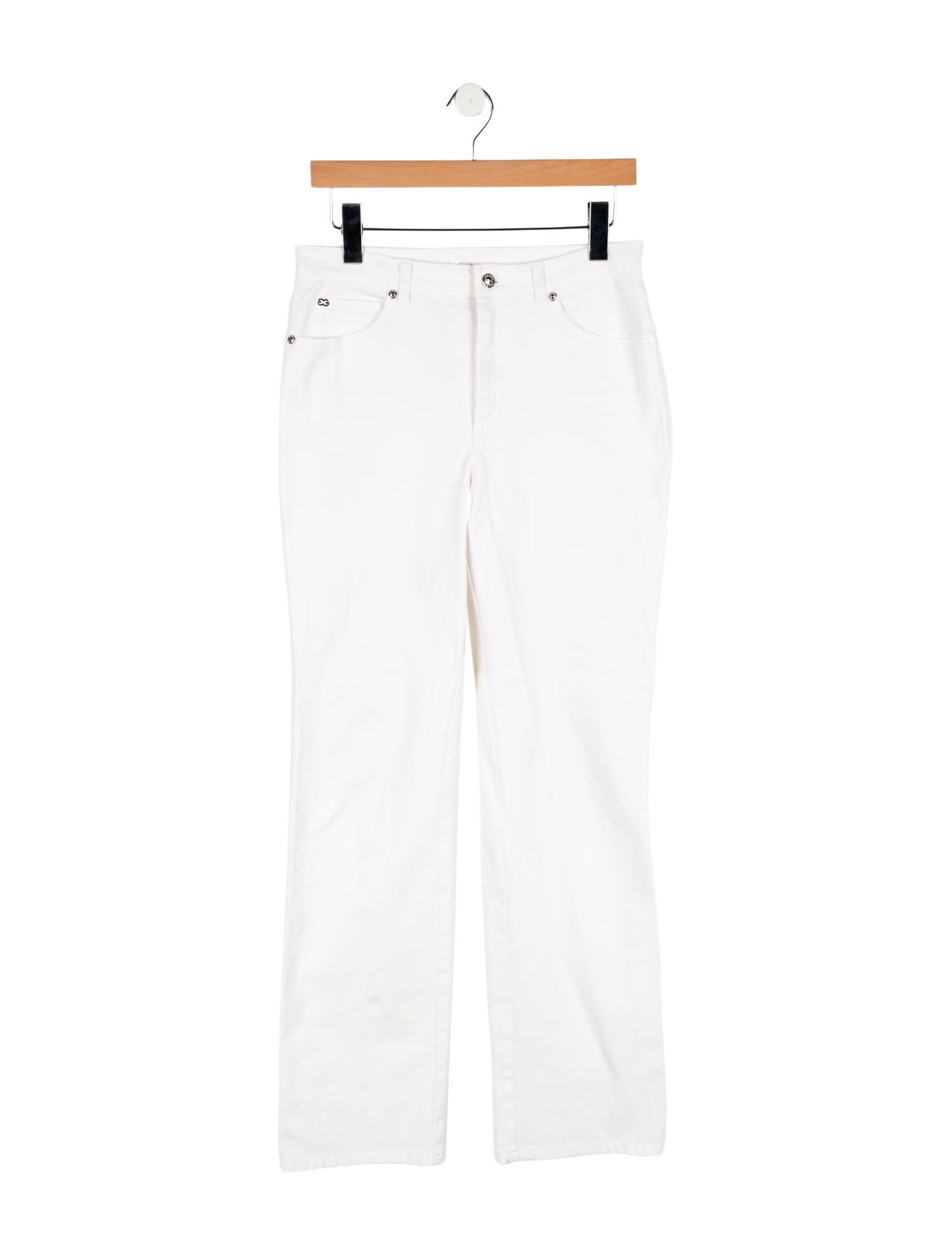 Escada Mid-Rise Straight Leg Jeans