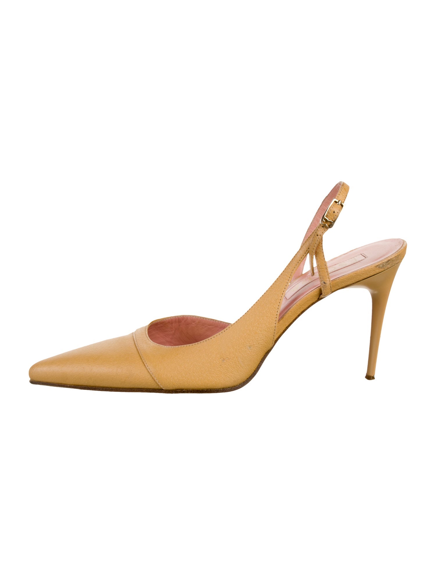 Escada Leather Slingback Pumps