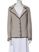 Escada Silk Striped Blazer