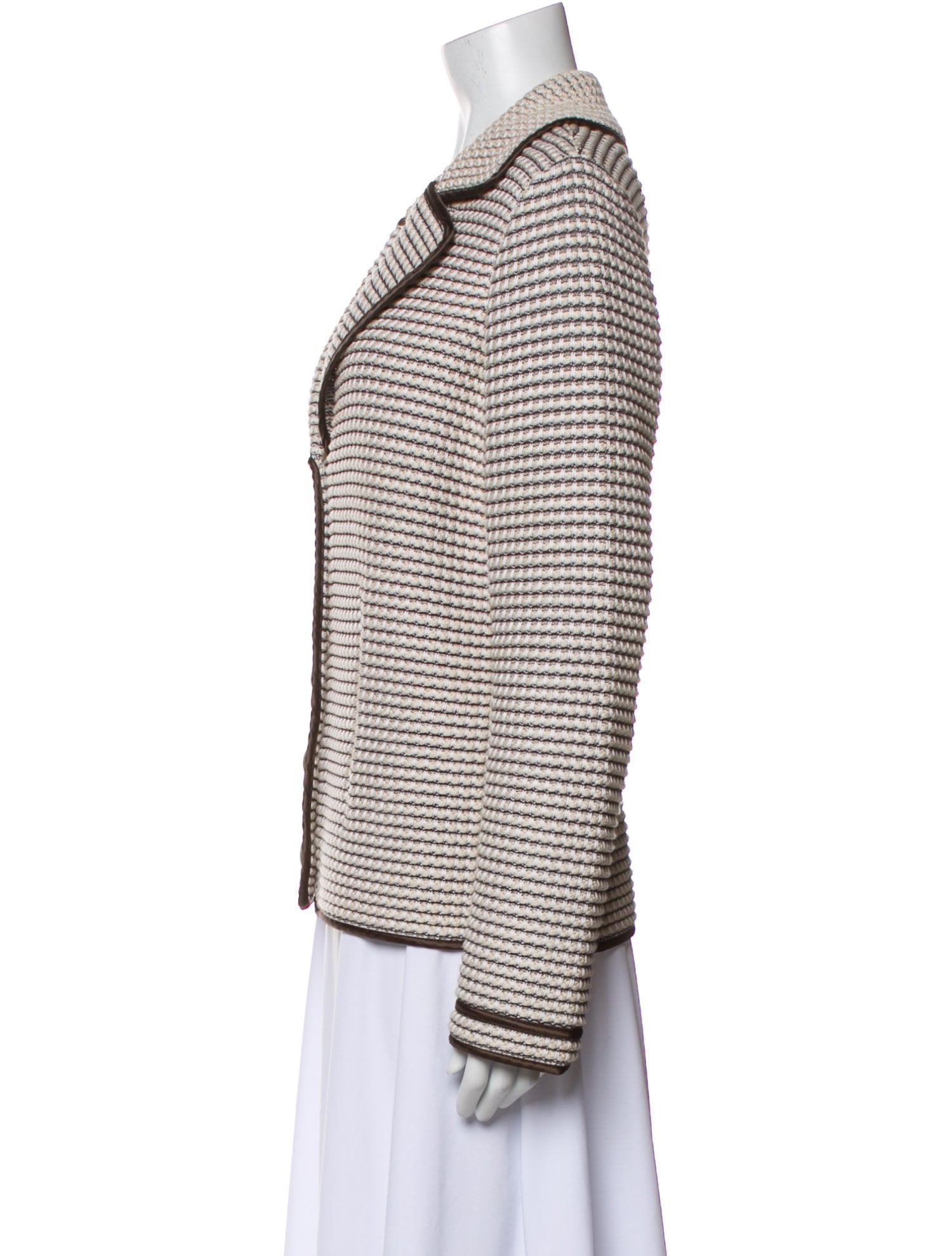 Escada Silk Striped Blazer