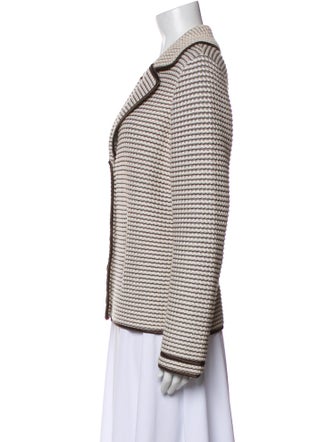 Escada Silk Striped Blazer