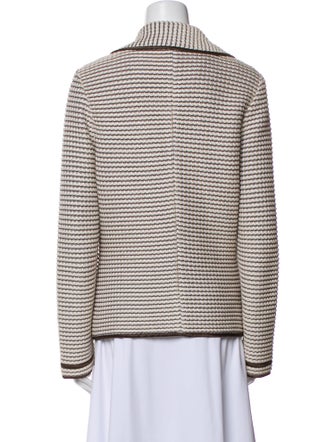 Escada Silk Striped Blazer