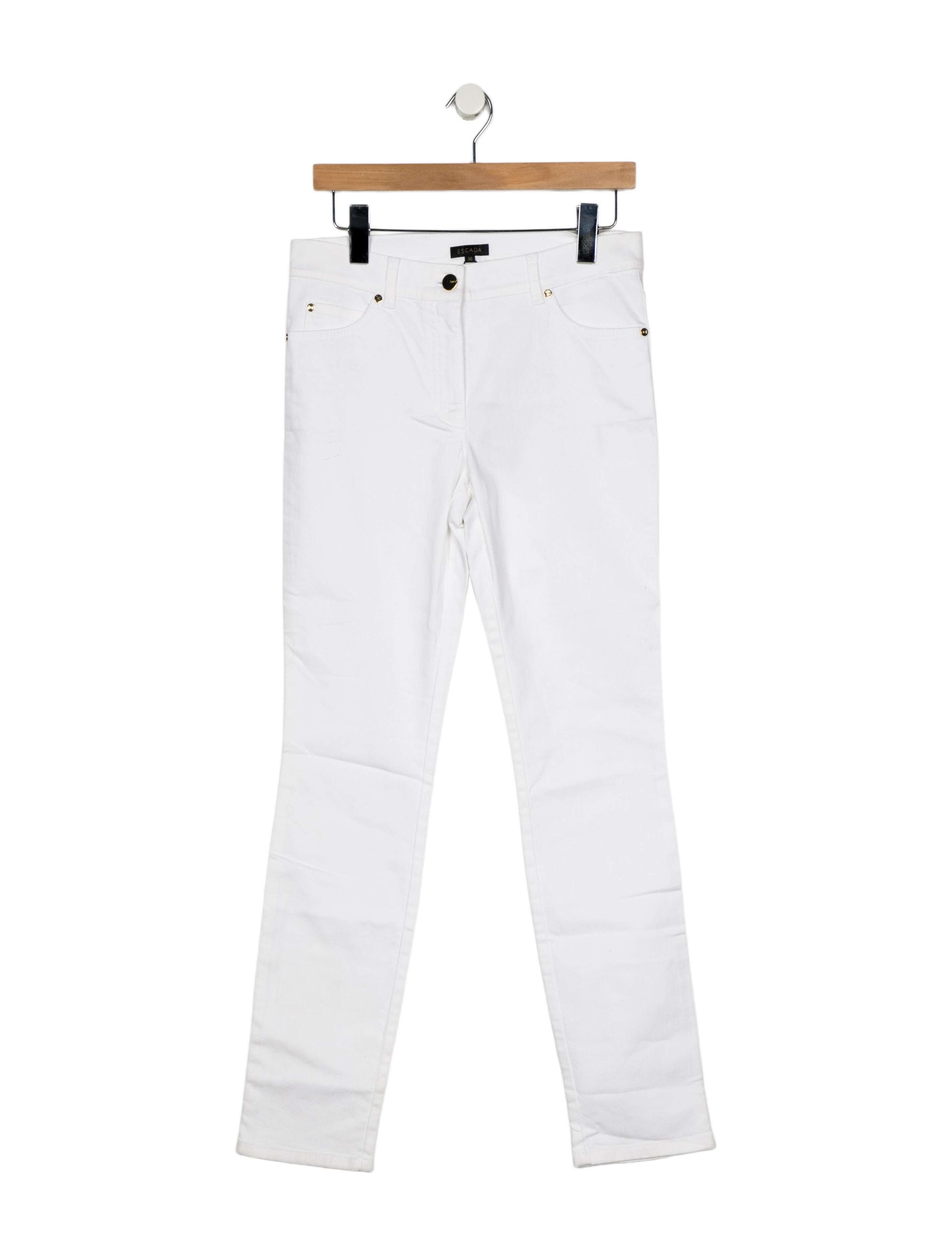 Escada Mid-Rise Straight Leg Jeans