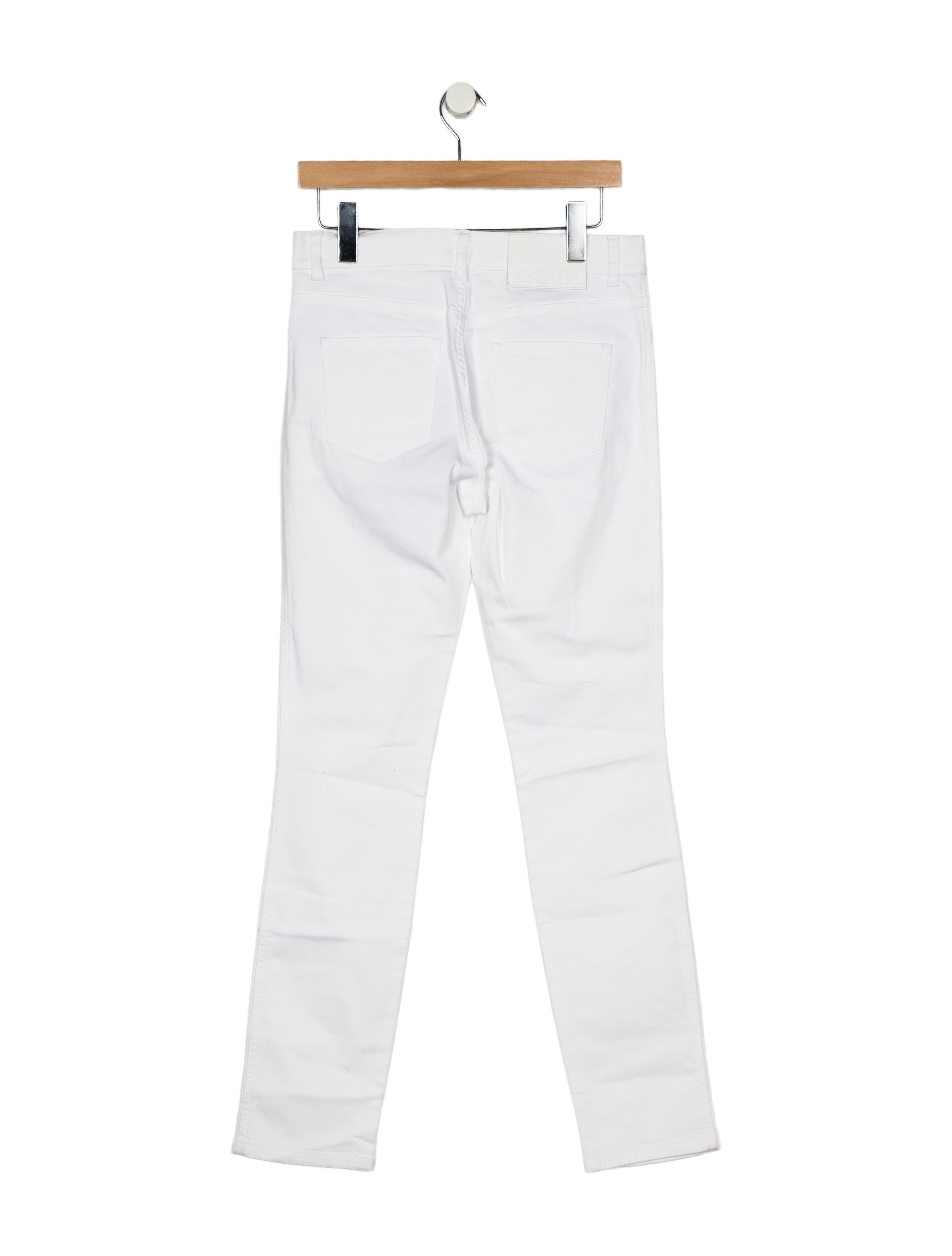 Escada Mid-Rise Straight Leg Jeans