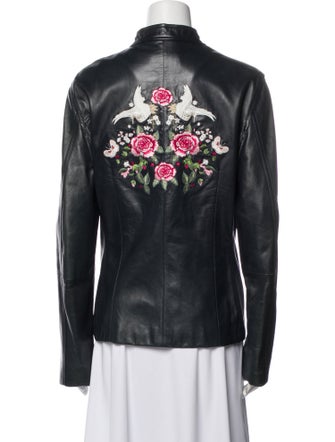 Escada Lamb Leather Evening Jacket