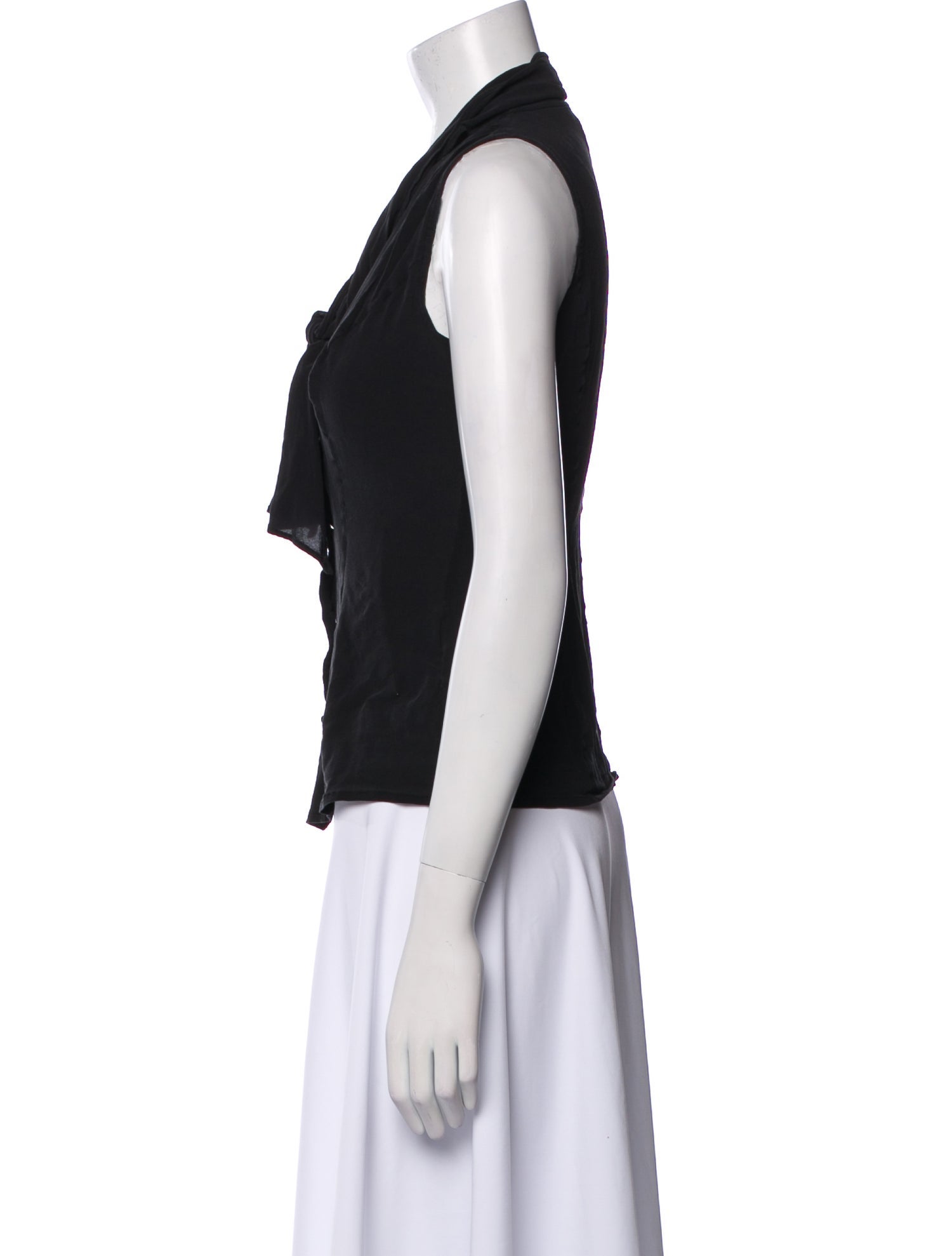 Escada Silk V-Neck Top