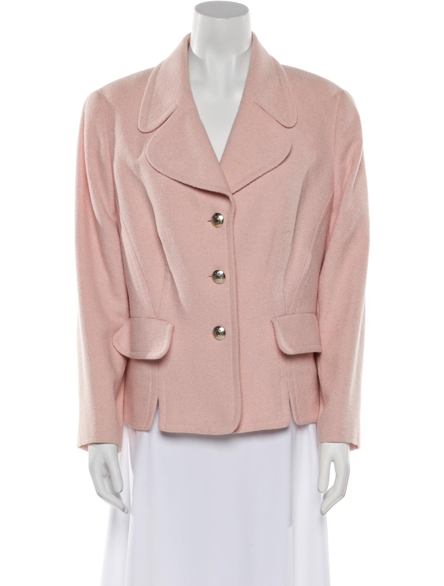 Escada Wool Faux Fur Vest